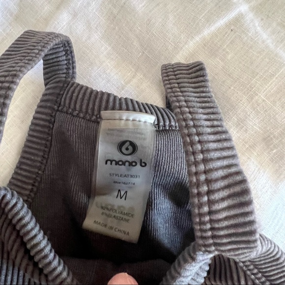 High neck ribbed bralette - Picture 4 of 4